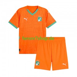 Elfenbeinküste fußball trikot Kinder Heim 2025 Kurzarm