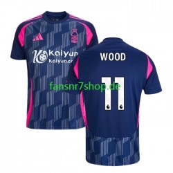 Nottingham Forest fußball trikot Chris Wood 11 Herren Auswärts 2024-2025 Kurzarm Nottingham Forest fußball trikot Chris Wood 11 Herren Auswärts 2024-2025 Kurzarm