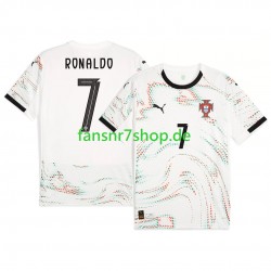 Portugal fußball trikot RONALDO 7 Herren Auswärts 2025 Kurzarm