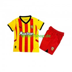 RC Lens fußball trikot Kinder Heim 2024-2025 Kurzarm