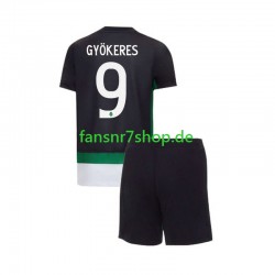 Sporting CP fußball trikot Gyokeres 9 Kinder Heim 2024-2025 Kurzarm