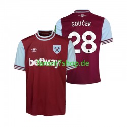 West Ham United fußball trikot SOUCEK 28 Herren Heim 2024-2025 Kurzarm