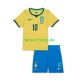Brasilien fußball trikot WM 2026 Vinicius Junior 10 Kinder Heim Kurzarm