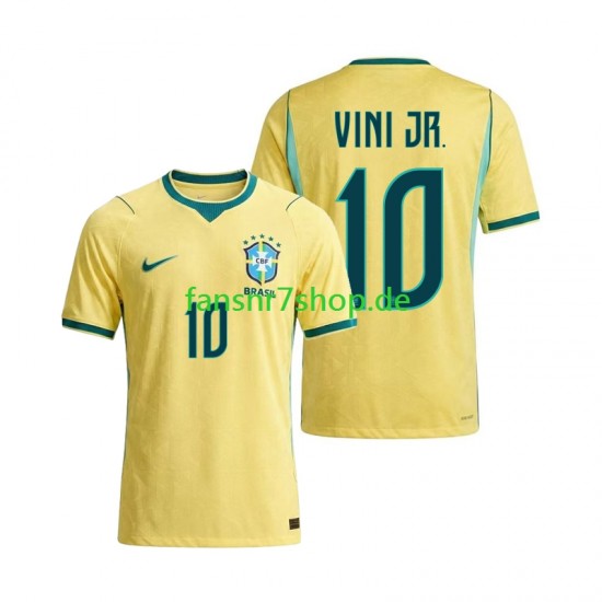 Brasilien fußball trikot WM 2026 Vinicius Junior 10 Herren Heim Kurzarm