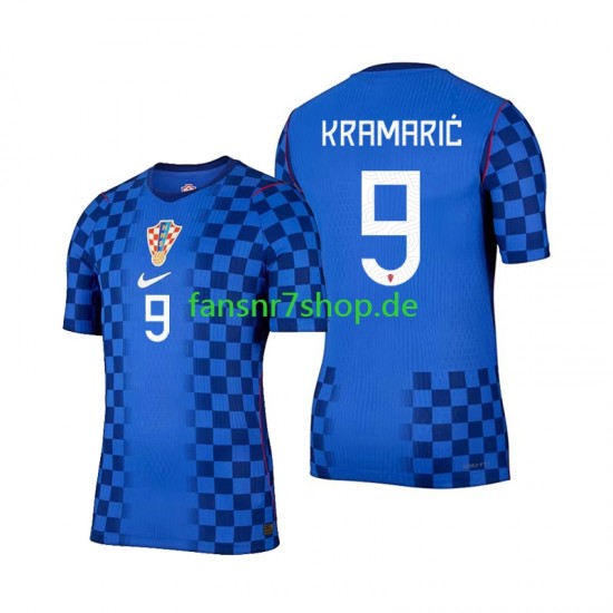 Kroatien fußball trikot WM 2026 Andrej Kramaric 9 Herren Auswärts Kurzarm