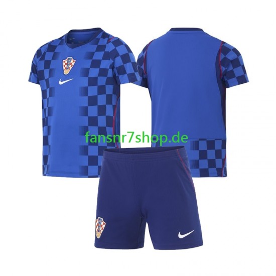 Kroatien fußball trikot WM 2026 Kinder Auswärts Kurzarm