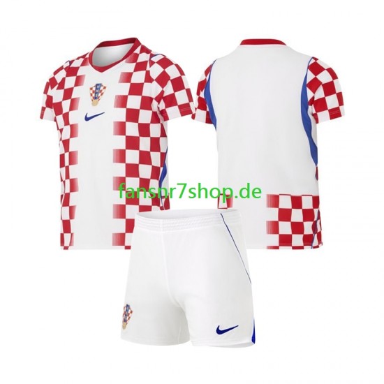 Kroatien fußball trikot WM 2026 Kinder Heim Kurzarm