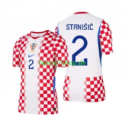 Kroatien fußball trikot WM 2026 Josip Stanisic 2 Herren Heim Kurzarm