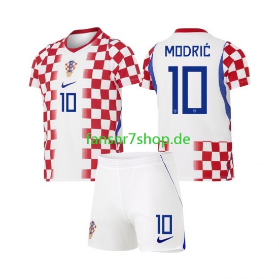 Kroatien fußball trikot WM 2026 Modrić Luka 10 Kinder Heim Kurzarm