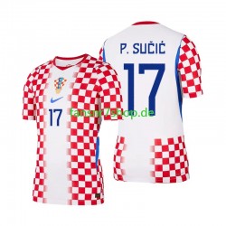 Kroatien fußball trikot WM 2026 Petar Sucic 17 Herren Heim Kurzarm