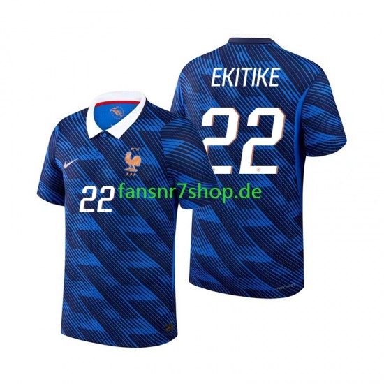 Frankreich fußball trikot WM 2026 Hugo Ekitike 22 Herren Heim Kurzarm