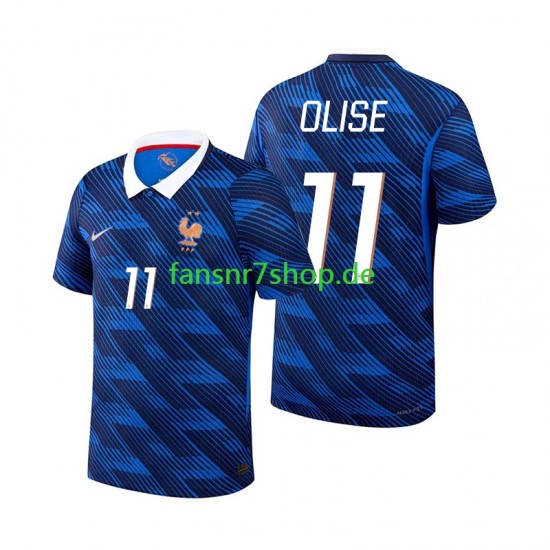 Frankreich fußball trikot WM 2026 Michael Olise 11 Herren Heim Kurzarm