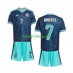Deutschland fußball trikot WM 2026 Kai Havertz 7 Kinder Auswärts Kurzarm