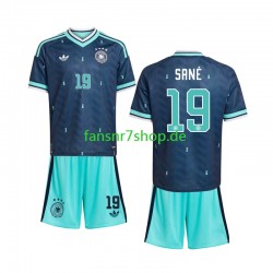Deutschland fußball trikot WM 2026 Leroy Sane 19 Kinder Auswärts Kurzarm