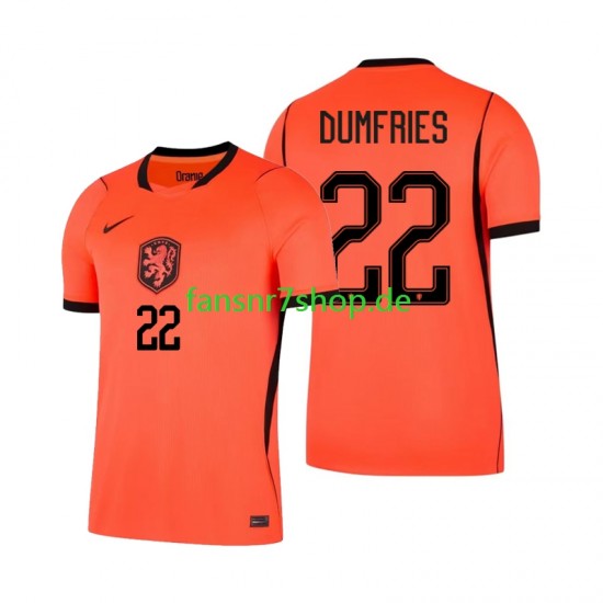 Niederlande fußball trikot WM 2026 Denzel Dumfries 22 Herren Heim Kurzarm