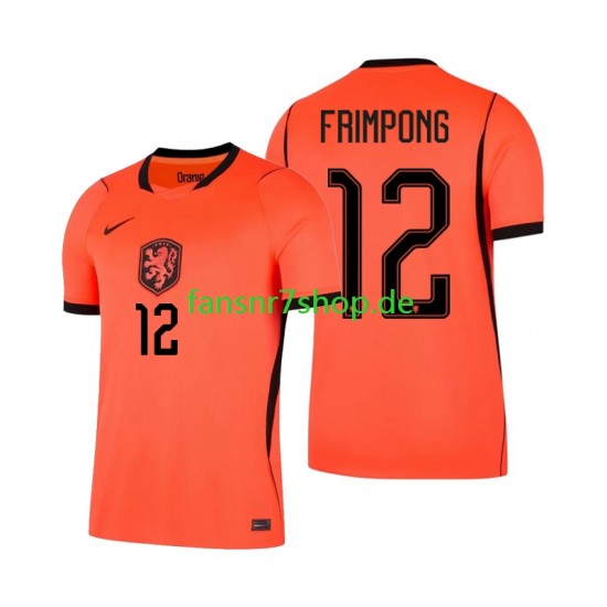 Niederlande fußball trikot WM 2026 Jeremie Frimpong 12 Herren Heim Kurzarm