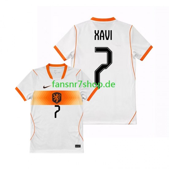 Niederlande fußball trikot WM 2026 Xavi Simons 7 Herren Auswärts Kurzarm