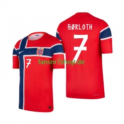 Norwegen fußball trikot WM 2026 Alexander Sorloth 7 Herren Heim Kurzarm Norwegen fußball trikot WM 2026 Alexander Sorloth 7 Herren Heim Kurzarm