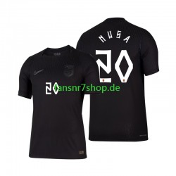 Norwegen fußball trikot WM 2026 Antonio Nusa 20 Herren Auswärts Kurzarm Norwegen fußball trikot WM 2026 Antonio Nusa 20 Herren Auswärts Kurzarm