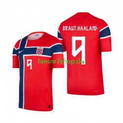 Norwegen fußball trikot WM 2026 Erling Haaland 9 Herren Heim Kurzarm