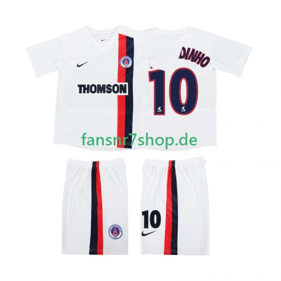 AC Mailand fußball trikot RONALDINHO 10 2002 2003 Kinder Auswärts Retro Kurzarm