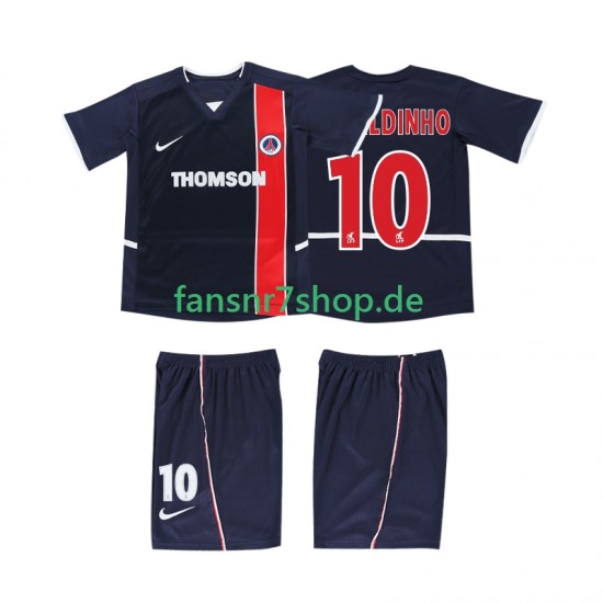 AC Mailand fußball trikot RONALDINHO 10 2002 2003 Kinder Heim Retro Kurzarm