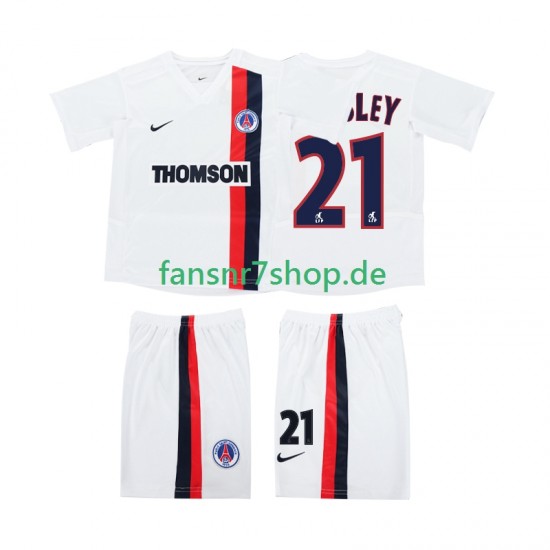 AC Mailand fußball trikot WESLEY 21 2002 2003 Kinder Auswärts Retro Kurzarm