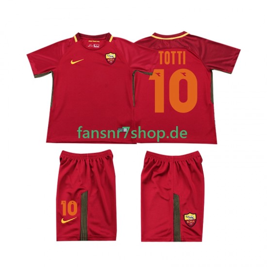 AS Rom fußball trikot Totti 10 2017-2018 Kinder Heim Retro Kurzarm AS Rom fußball trikot Totti 10 2017-2018 Kinder Heim Retro Kurzarm