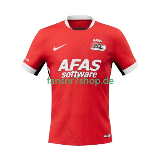 AZ Alkmaar fußball trikot Herren Heim 2025-2026 Kurzarm