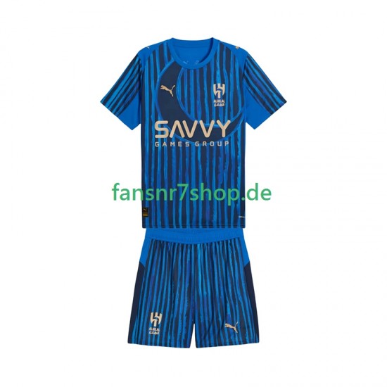Al Hilal fußball trikot CWC Kinder Heim 2025-2026 Kurzarm
