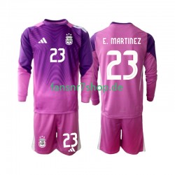 Argentinien fußball trikot Emiliano Martinez 23 Torhüter Kinder Heim 2025 Langarm