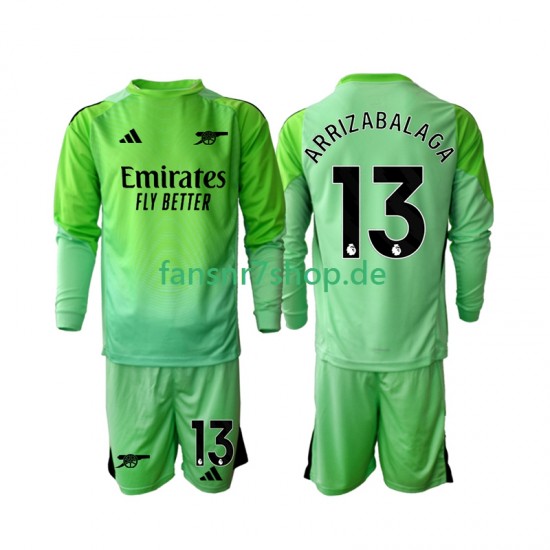 Arsenal fußball trikot Kepa Arrizabalaga 13 Torhüter Kinder Auswärts 2025-2026 Langarm