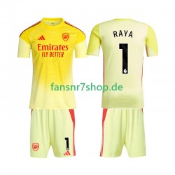 Arsenal fußball trikot Raya 1 Torhüter Kinder Heim 2025-2026 Kurzarm