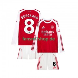 Arsenal fußball trikot Martin Odegaard 8 Kinder Heim 2025-2026 Langarm