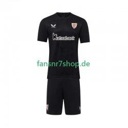 Athletic Bilbao fußball trikot Torhüter Kinder Heim 2025-2026 Kurzarm