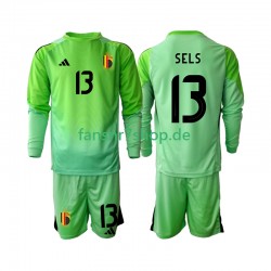 Belgien fußball trikot Matz Sels 13 Torhüter Kinder Heim 2025 Langarm