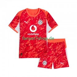 Borussia Dortmund fußball trikot Torhüter Kinder Auswärts 2025-2026 Kurzarm
