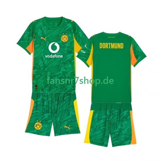 Borussia Dortmund fußball trikot Torhüter Kinder Heim 2025-2026 Kurzarm