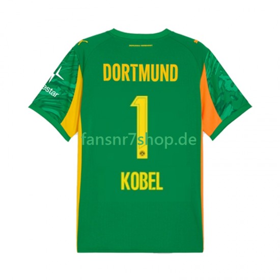 Borussia Dortmund fußball trikot Gregor Kobel 1 Torhüter Herren Heim 2025-2026 Kurzarm