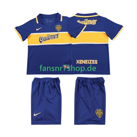 Boca Juniors fußball trikot 1996 1997 Kinder Heim Retro Kurzarm