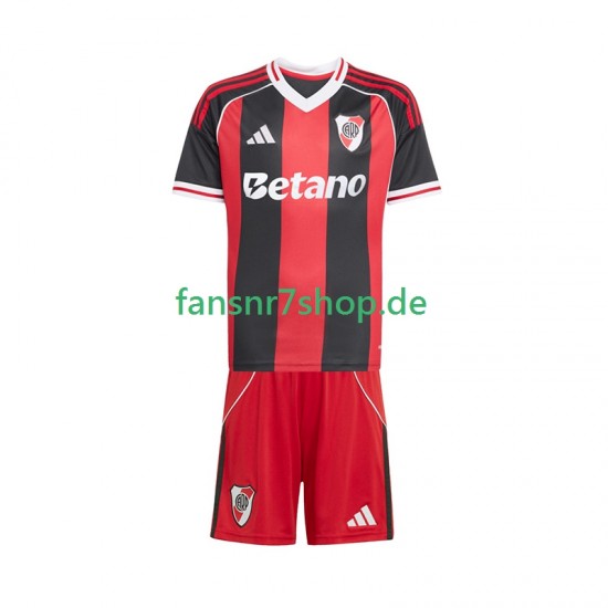 River Plate fußball trikot Kinder Auswärts 2025-2026 Kurzarm