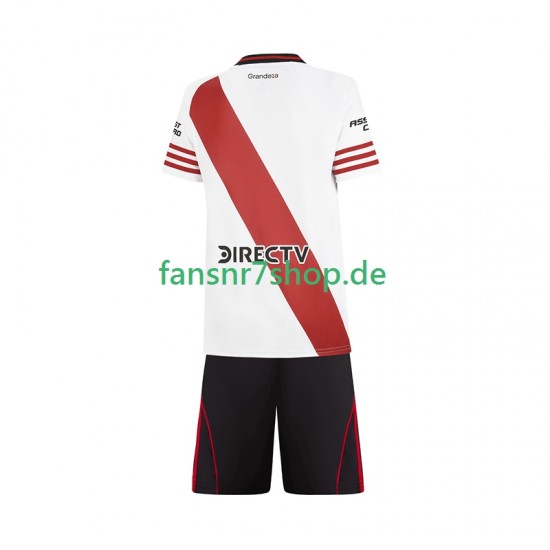 River Plate fußball trikot Kinder Heim 2025-2026 Kurzarm