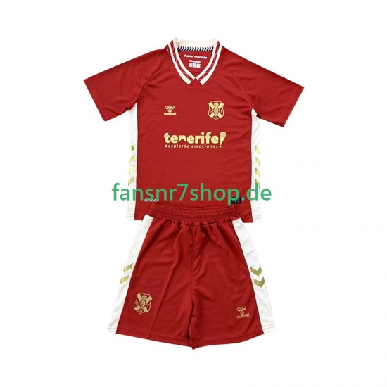 fußball trikot CD Tenerife Kinder Auswärts 2025-2026 Kurzarm