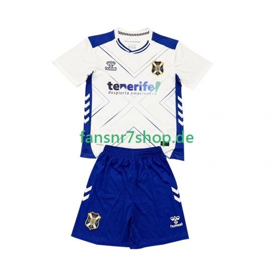 fußball trikot CD Tenerife Kinder Heim 2025-2026 Kurzarm
