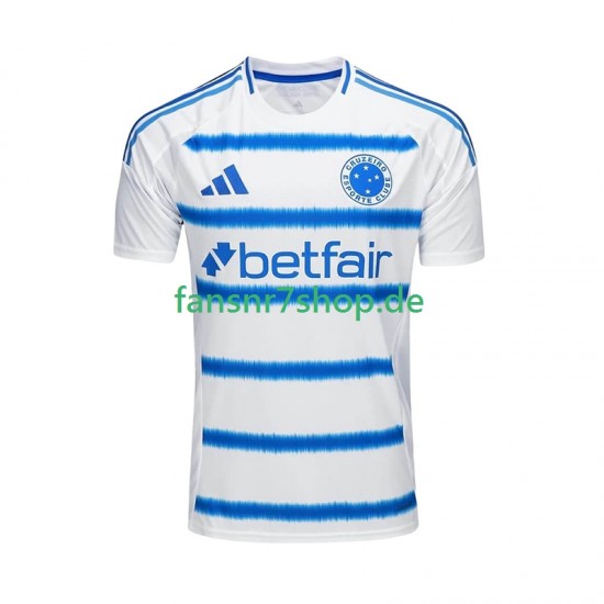 fußball trikot Cruzeiro Herren Auswärts 2025-2026 Kurzarm