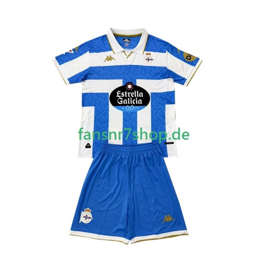 fußball trikot Deportivo La Coruna Kinder Heim 2025-2026 Kurzarm fußball trikot Deportivo La Coruna Kinder Heim 2025-2026 Kurzarm