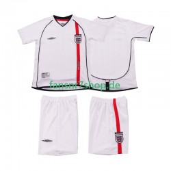 England fußball trikot 2002 Kinder Heim Retro Kurzarm