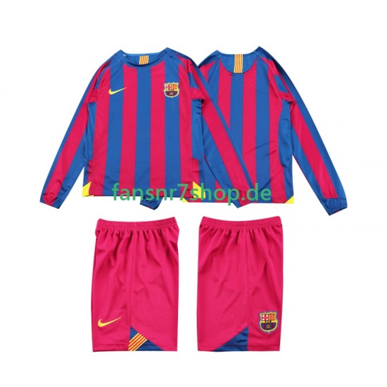 FC Barcelona fußball trikot 2005 Kinder Heim Retro 2006 Langarm FC Barcelona fußball trikot 2005 Kinder Heim Retro 2006 Langarm