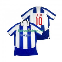 FC Porto fußball trikot DECO 10 2003 Herren Heim Retro 2004 Kurzarm