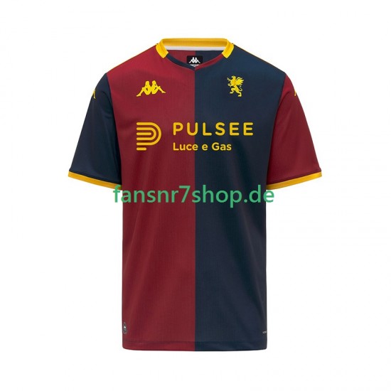 CFC Genua fußball trikot Herren Heim 2025-2026 Kurzarm CFC Genua fußball trikot Herren Heim 2025-2026 Kurzarm
